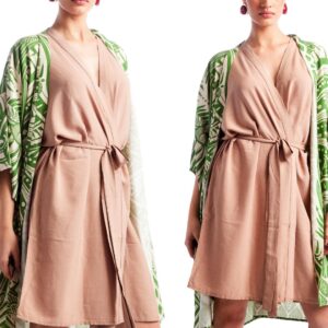 Coleção Colors: Kimono Jasmim areia