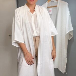 Coleção Colors: Kimono Jasmim off-white
