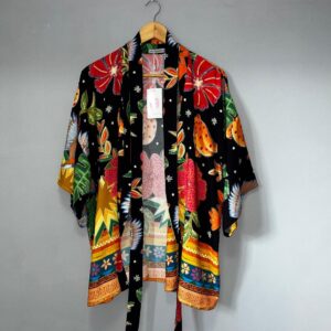 Kimono Peônia tropical