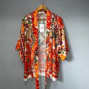 Kimono Peônia pôr do sol