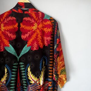 Kimono Jasmim beleza tropical