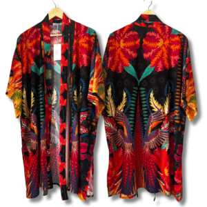 Kimono Jasmim beleza tropical