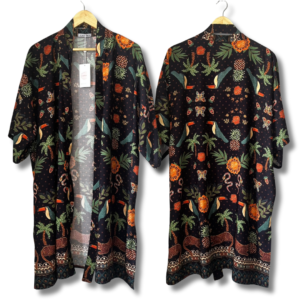 Kimono Jasmim magia da floresta