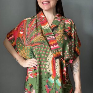 Kimono Íris tropical