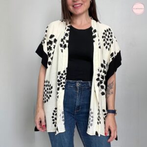 Kimono Colete Dália cajuzinhos
