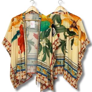 Edição Limitada: Kimono Magnólia arara canindé