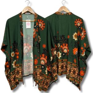 Edição Limitada: Kimono Magnólia flora pantaneira