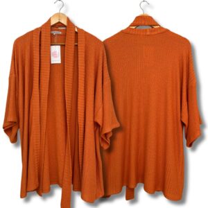 Coleção de inverno: Kimono Tricô tangerina