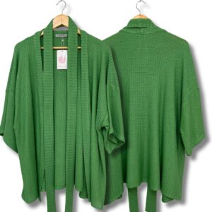 Coleção de inverno: Kimono Tricô esmeralda