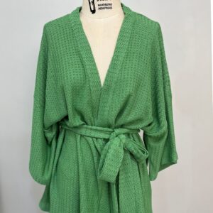Coleção de inverno: Kimono Tricô esmeralda